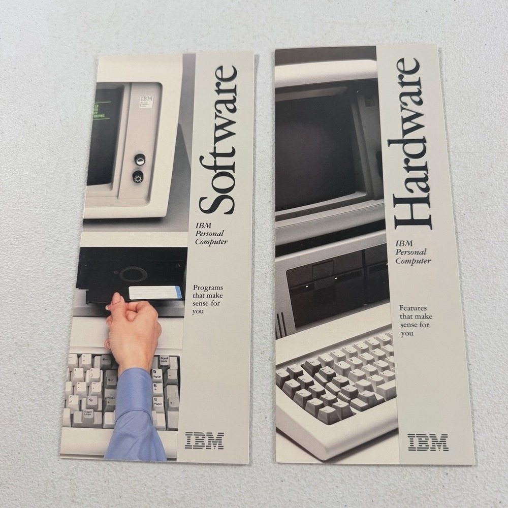 Vintage IBM Personal Computer Software Hardware Pamphlet‎ Brochure Lot 1981